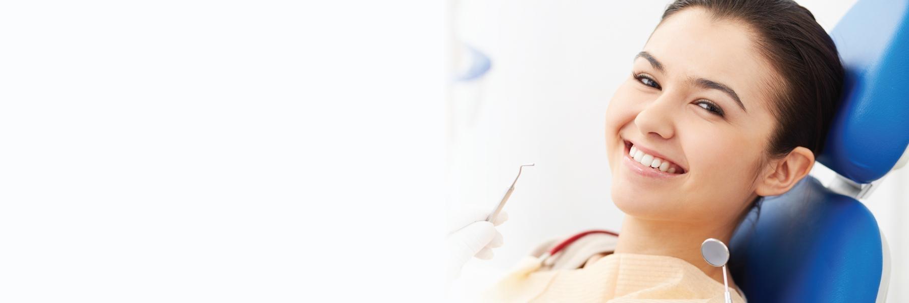 Girl in dentist's chair | dental exam Vienna VA