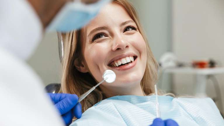 girl at the dentist in vienna va