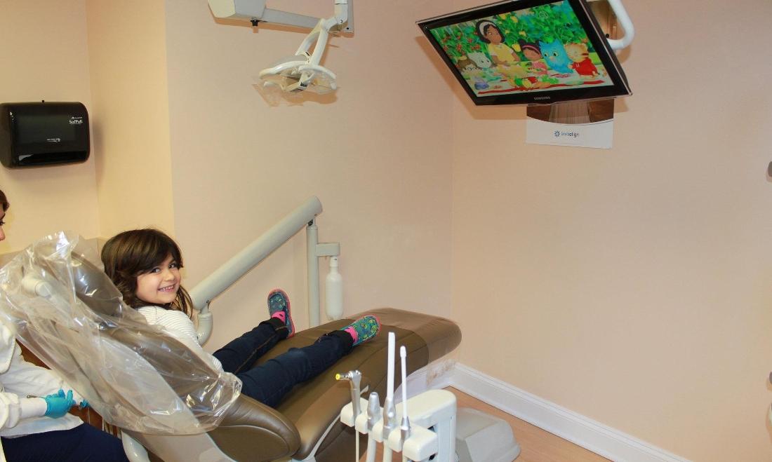 Child at Dentist in Tysons Corner VA