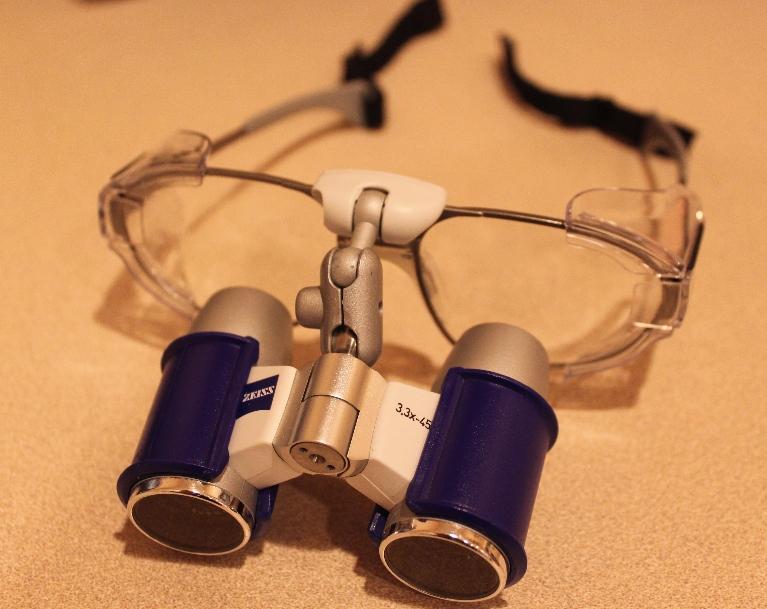 our microscopic loupes and light (microscope glasses) | dentist in vienna, VA